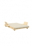 Karup Design Lova &raquo;Social sofa Bed su reguliuojama Priedai inkl čiužinys & Lattenrost&laquo; lova patogi su 2 arba 4 R&uuml;ckenlehnen ir 2 Ablagen. su čiužinys