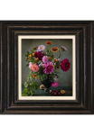 queence Paveikslas ant drobės &raquo;Blumen&laquo; gėlės | Blumenbilder | Kunst | Stillleben | Vazos & T&ouml;pfe Premium-Leinwandstoff Handarbeit i&scaron; Deutschland 40x40cm