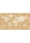 Komar Tapetai &raquo;Digitaldruck Vlies - vintažinio stiliaus World Map - Gr&ouml;&szlig;e 500 x 280 cm&laquo; ra&scaron;tuotas glatt vaikų kambario baldų komplektas