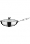 GSW Wok keptuvė &raquo;Asia&laquo; Nerūdijančio plieno 18/8 &Oslash; 32 cm Indukcinė