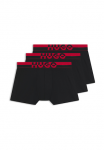 HUGO Underwear Kelnaitės &scaron;ortukai &raquo;TRUNK TR. SPLIT LOGO&laquo; 3 Stk. enganliegend trumpas kle&scaron;nė