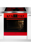 Amica Elektrinė kaitlentė ir orkaitė &raquo;EHC 12920 R&laquo; su Backauszug rinkinys Komfortables Kochen ir Backen su nedidelis ir sicherem Handling