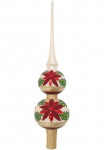 Krebs Glas Lauscha Krebs I&scaron; stiklo Lauscha Christbaumspitze &raquo;KGL03387 Weihnachtsdeko Christbaumschmuck&laquo; i&scaron; I&scaron; stiklo su Dekor