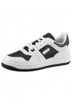 Tommy Jeans Tommy Džinsai Sportbačiai &raquo;TJM RETRO BASKET CUPSOLE TUMBLE&laquo; Sportinio stiliaus batai pusbačiai Suvarstomi batai su pamink&scaron;tintas Schaftrand