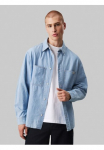 Calvin Klein Jeans Calvin KLEIN Džinsai džinsiniai mar&scaron;kinėliai &raquo;EASY CHAMBRAY SHIRT&laquo; Logodruck Brusttaschen