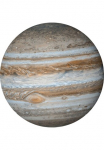 Komar Tapetai &raquo;Vlies selbstklebend - Jupiter - Gr&ouml;&szlig;e 125 x 125 cm&laquo; ra&scaron;tuotas glatt Wohnzimmer miegamojo kambario baldai