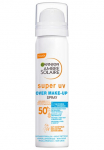 GARNIER Sonnenschutzspray &raquo;AMBRE SOLAIRE SUPER UV OVER MAKE-UP klevalai Pur&scaron;kiklis LSF 50&laquo; dėl eine Anwendung im Gesicht &ndash; auch &uuml;ber Make-up