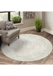Carpet City Kilimas &raquo;FLAIR171&laquo; ovali 11 mm auk&scaron;tis Kurzflor-Teppich Skandi-Stil Wohnzimmer