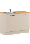 IMPULS K&Uuml;CHEN Mehrzweckschrank-Set &raquo;Warschau&laquo; pastatoma virtuvės spintelė ir W&auml;schekorbschrank plotis 120 cm 6 Stk. dalys