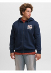 Jack & Jones PlusSize Sportinis megztinis su gobtuvu &raquo;JJELOGO Megztinis ZIP HOOD 2 COL AW25 PLS&laquo;
