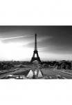 Papermoon Fototapetas &raquo;Paris Eiffelturm juoda spalva & Wei&szlig;&laquo;