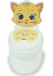 Jamara Toilettentrainer &raquo;Meine nedidelis Toilette Katze&laquo; su Sp&uuml;lsound ir Tualetinio popieriaus laikiklis