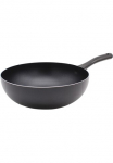 Kr&uuml;ger Wok keptuvė &raquo;Aluminium Wok keptuvė 28 cm&laquo; lieto aliuminio 1 Stk. dalys dėl Induktions-Kochfelder tinka