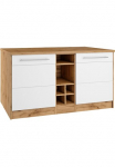KOCHSTATION Virtuvės sala &raquo;KS-Wien&laquo; plotis 153 cm MDF-Fronten butelių lentyna