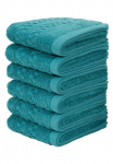 OTTO home Rankų rank&scaron;luostis svečiams &raquo;Regona Rankų rank&scaron;luostis svečiams 30x50cm flauschig ir &scaron;velnus 500 gr/m&sup2;&laquo; Premium Rankų rank&scaron;luostis su sieninių tapetų juosta rinkinys 100% medvilnė 5 Jahre Garantie