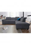 DOMO collection Kampinė sofa &raquo;Sully komfortables sofa OTTOs Choice L-Form&laquo; patogi su miegojimo funkcija ir Kopf- ilgio R&uuml;ckenverstellung