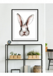 queence Paveikslas &raquo;Aada&laquo; naminiai gyvūnai | Kunst 1 Stk. dalys HD Premium Poster-Druck ir Holzrahmen