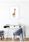 Komar Paveikslas &raquo;Cute Animal Giraffe&laquo; Tiere 1 Stk. dalys paveikslas zur dekoracija - be grotelės