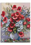 Artland Paveikslas &raquo;Rote Mohnblumen&laquo; gėlės 1 Stk. dalys kaip Paveikslas ant drobės Plakatas in verschied. dydžiai
