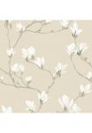 LAURA ASHLEY Tapetai &raquo;Magnolia Grove&laquo; floral | gemustert FSC&reg; zertifiziert su lebhaftem ra&scaron;tas 10 Meter ilgas