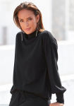 LASCANA Megztinis su nedidelis stačia apykakle Megztinis casual-chic