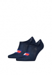 Tommy Hilfiger Pėdutės &raquo;TH universal TJ FOOTIE 2P FLAG&laquo; 2 pora su gro&szlig;em Flag-Label vorn