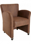 exxpo - sofa fashion Fotelis &raquo;Cortado sodo krėslas ant ratukai siauras porankiais bequem&laquo; plotis 66 cm