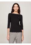 Tommy Hilfiger 3/4 rankovių ilgio palaidinė &raquo;NEW CODY siauras BOAT-NECK&laquo; su Logostickerei