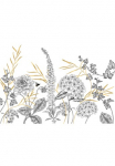 Komar Fototapetas &raquo;Bumble Bee&laquo; ra&scaron;tuotas glatt 400 x 280 cm (Breite x H&ouml;he) - Tapetai Vlies Wohnzimmer miegamojo kambario baldai