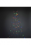 KONSTSMIDE LED-Baummantel &raquo;Weihnachtsdeko Christbaumschmuck&laquo; Žiedas &Oslash; 8 5 Str&auml;nge &agrave; 40 multicolour Dioden gefrostet vormontiert
