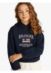 Tommy Hilfiger Sportinis megztinis su gobtuvu &raquo;HILFIGER SEQUIN FLAG Bliuzonas su blizgučiai su Logostickereien