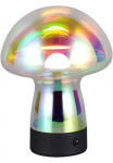 REALITY Leuchten REALITY Ap&scaron;vietimas LED stalinis &scaron;viestuvas &raquo;DOOLEY Akumuliatorinis LED stalinė lepma i&scaron; I&scaron; stiklo auk&scaron;tis 18 cm &Oslash; 14cm IP20 15W LED&laquo; LED-Board 1 Stk. Warmwei&szlig; 140 Lumen 3000K warmwei&szlig; Touchdimmer USB-Ladeanschluss