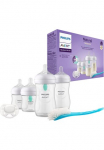 Philips AVENT Vaiki&scaron;kas buteliukas &raquo;Natural Response Flaschen-Set Air-Free Vožtuvas SCD657/11&laquo; 4 butelis su AirFree-Ventil ultra soft Schnuller Flaschenb&uuml;rste