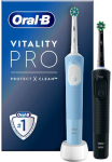 Oral-B Elektrinis Dantų &scaron;epetėlis &raquo;Vitality Pro Doppelpack&laquo; 2 Stk. dantų &scaron;epetėlių antgaliai Dantų &scaron;epetuko antgaliai Indikator-Borsten