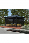 Palram - Canopia Pavillonseitenteil &raquo;Dallas Garden Gazebo Netting rinkinys&laquo; su Rei&szlig;verschlu&szlig; ir Clips