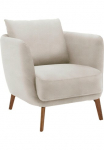 SCH&Ouml;NER WOHNEN-Kollektion Gražus WOHNEN-Kollektion Fotelis &raquo;Pearl - 5 Jahre Hersteller-Garantie auch in Boucl&eacute;&laquo; Ma&szlig;e (B/H/T): 86/68/86 cm F&uuml;&szlig;e medžio masyvo