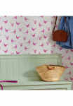 Joules Tapetai &raquo;Flirty Pheasants Truly Pink&laquo; glatt animal ra&scaron;tas