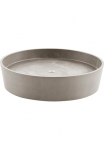 ECOPOTS Blumentopfuntersetzer &raquo;SAUCER WHEELS Taupe&laquo; BxTxH: 341x341x9 cm