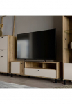 FORTE TV staliukas &raquo;KillarneyTV-Board TV-Schrank&laquo; TV spintelė Soft Close lovos stalčius offene F&auml;cher