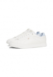 Tommy Hilfiger Sportbačiai platforminiu padu &raquo;SPORTY SNEAKER&laquo; Sportinio stiliaus batai pusbačiai Suvarstomi batai su Logoflaggen-Emblem
