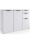 Wimex Komoda &raquo;Level by fresh to go&laquo; 3-ijų durų su 2 Stalčius soft-close Funktion 122 cm plotis 84cm hoch