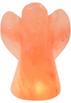 HIMALAYA SALT DREAMS Salzkristall-Tischlampe &raquo;Engel&laquo; LED-Modul 1 Stk. Warmwei&szlig; Handgefertigt i&scaron; druskos kristalas - jeder Stein ein Unikat H: ca.13 cm