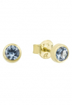 Amor Pora auskarai &raquo;Schmuck Geschen Auskarai 2013590 Gold&laquo; su Aquamarin