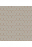 WOW Tapetai &raquo;Hexagon Geo&laquo; geometrisch aufgesch&auml;umt Taupe - 10m x 52cm