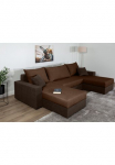 COLLECTION AB Sofa &raquo;Pico U-Form&laquo; Wohnlandschaft2 X OttomanePoly&auml;therschaum Polsterung
