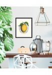 queence Paveikslas &raquo;Erox&laquo; Essen | Kunst | Lebensmittel | Obst | Obst paveikslas/nuotrauka | Dekoracija 1 Stk. dalys gerahmt