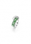 Swarovski Žiedas &raquo;Schmuck Dovanų Matrix Ring&laquo; su &reg; Kristall Zirkonia (synth.)