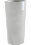 ECOPOTS Vazonas gėlėms &raquo;AMSTERDAM MID HIGH White Grey&laquo; BxTxH: 34x34x66 cm