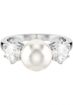 Swarovski Žiedas &raquo;Schmuck Dovanų Matrix Ring&laquo; su &reg; Zirkonia (synth.) - su &reg; Perle