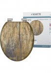 Sch&uuml;tte WC-dangtis &raquo;Solid Wood&laquo; su Lėto nusileidimo funkcija ir Holzkern MDF